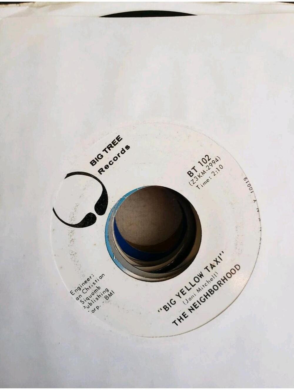 Neighborhood - big yellow taxi /could be born again - 45